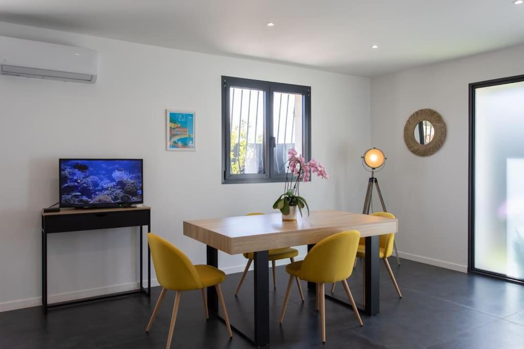Echapee Belle - Vinayard View - Jacuzzi Bbq - Parking Daire Nice Dış mekan fotoğraf