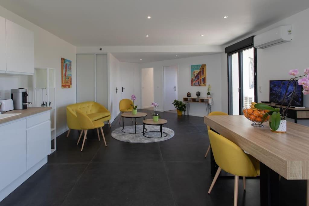 Echapee Belle - Vinayard View - Jacuzzi Bbq - Parking Daire Nice Dış mekan fotoğraf